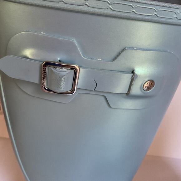 Hunter Original Kids Nebula Rain Boots Blue Iridescent Size 5B/6G (EU 37) - Picture 14 of 14